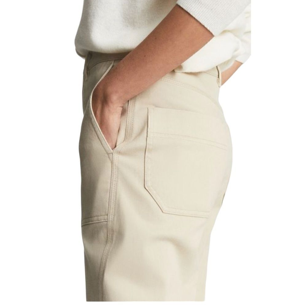 Reiss Jeans Trousers Khaki Size 14 NWT